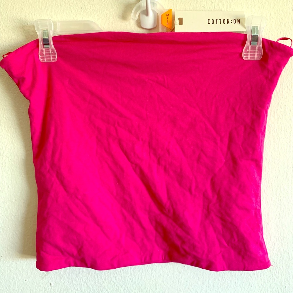 Pink tube top